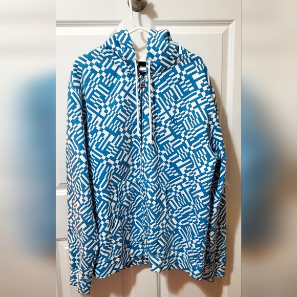 DC Abstract Zip Up Sweater - Picture 1 of 4